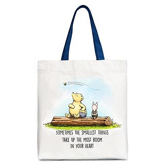 Sentimental Heartwarming Winnie-the-Pooh Quote Tote Bag, 1926 A.A. Milne Small Things Gift