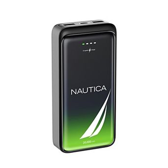 Nautica 20000mAh 22.5W Power Bank, Hi-Speed Charging with USB-A and USB-C Ports