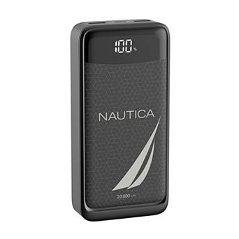 Nautica 20000mAh 22.5W Power Bank, Hi-Speed Charging with USB-A and USB-C Ports with Power display