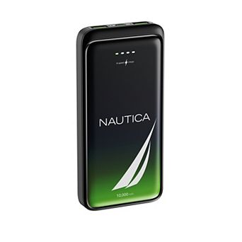 Nautica 10000mAh 22.5W Power Bank, Hi-Speed Charging with USB-A and USB-C Ports