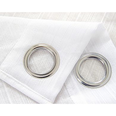 Erica Doily Stripe Grommet Panel Pair