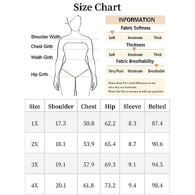 Women's Plus Size Jumpsuits Button Down Roll Short Sleeve Belted 1 Piece Short Rompers with Pockets