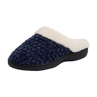 Roxoni Women's Timeless Knitted Pattern Fur Slippers Soft, Stylish & Cozy for Indoor/Outdoor Wear