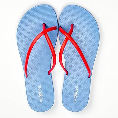 Roxoni Women’s Indoor/Outdoor Summer Slippers Latex Rubber Sole