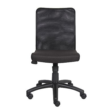 Lene Black Rolling Task Chair, Adjustable Tilt Tension Mechanism and Lock