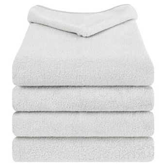 American Soft Linen 4 pc Cotton Hooded Toddler Towel Set