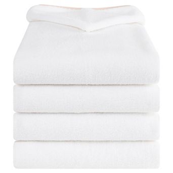 American Soft Linen 4 pc Cotton Hooded Toddler Towel Set