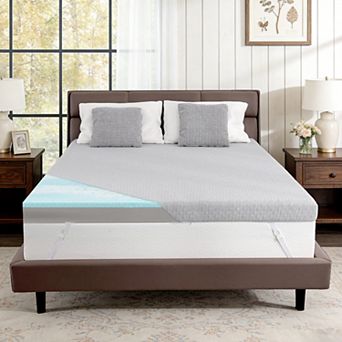 Opoiar Extra Firm 3-Inch Mattress Topper with High-Density Foam and Removable Cover