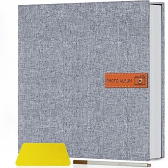 Large Self-Adhesive Photo Album, Holds 4x6 to 8x10 Photos for DIY Scrapbook & Picture Book