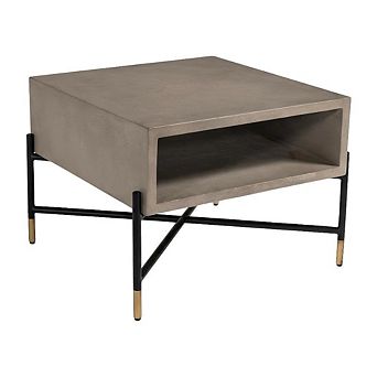 Starlight Canyon Home Metal Coffee Table, Modern Durable Frame and Single Piece Design