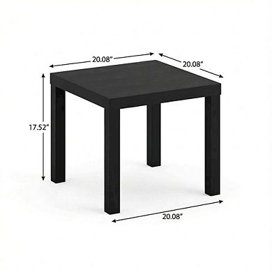FurniFact Square Coffee Table with Minimalist Design and Lightweight Frame