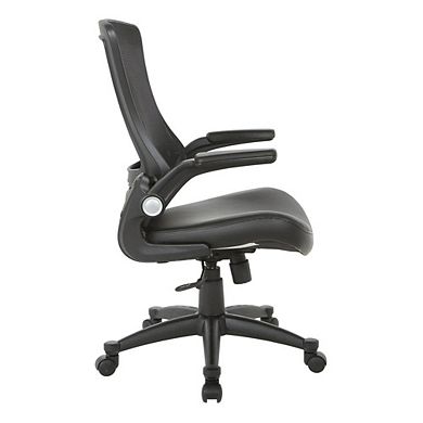 FurniFact Office Chair High-Back Desk Chair Comfy Computer Seating Solution