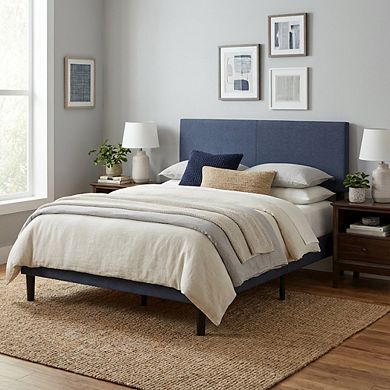 FurniFact Upholstered King Headboard with Tufted Design for Bedroom