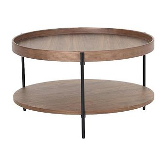 Starlight Canyon Home Manufactured Wood Coffee Table with Iron Frame Sturdy Modern Design