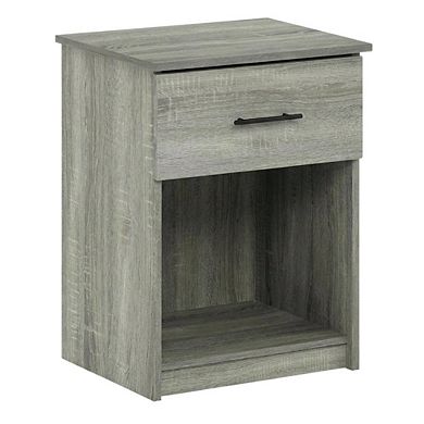 FurniFact Nightstand with Handle, Set of 2, Modern Bedroom Storage