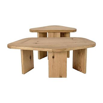 Starlight Canyon Home Solid Wood Coffee Table with Modern Design and Sturdy Construction