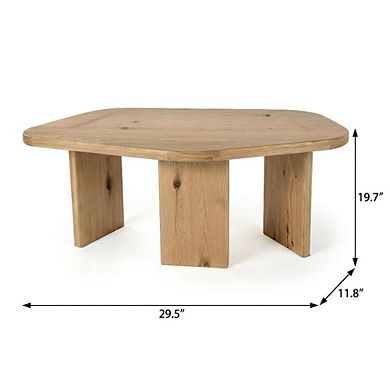 Starlight Canyon Home Solid Wood Coffee Table with Modern Design and Sturdy Construction