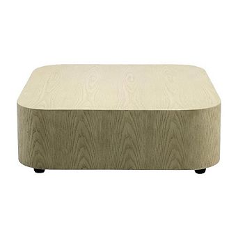 Starlight Canyon Home Wood and MDF Low Coffee Table with Square Top and Sturdy Design