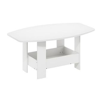 FurniFact Coffee Table with Storage Compartment and Sleek Modern Design