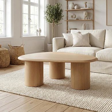 Starlight Canyon Home Veneer Coffee Table with Solid and Manufactured Wood Construction