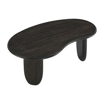 Starlight Canyon Home Coffee Table with Solid Moso Bamboo Surface Durable Construction
