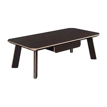 Starlight Canyon Home Coffee Table with MDF and Steel Frame Modern Design Sturdy Surface