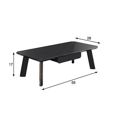Starlight Canyon Home Coffee Table with MDF and Steel Frame Modern Design Sturdy Surface