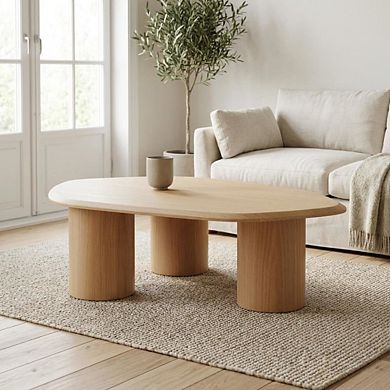 Starlight Canyon Home Veneer Coffee Table with Solid and Manufactured Wood Construction