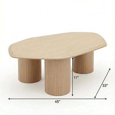 Starlight Canyon Home Veneer Coffee Table with Solid and Manufactured Wood Construction