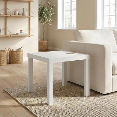 FurniFact Square Coffee Table with Minimalist Design and Sturdy Construction