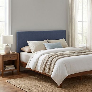 FurniFact Upholstered King Headboard with Soft Fabric and Sturdy Frame