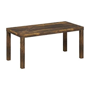 FurniFact Coffee Table with Classic Simple Design and Durable Construction