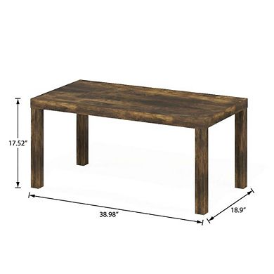 FurniFact Coffee Table with Classic Simple Design and Durable Construction