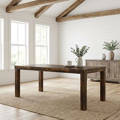 FurniFact Coffee Table with Classic Simple Design and Durable Construction