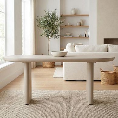 Starlight Canyon Home Coffee Table with Manufactured Wood Top and Modern Design