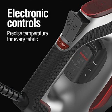 CHI 1700W Professional Steam Iron with Titanium-Infused Soleplate