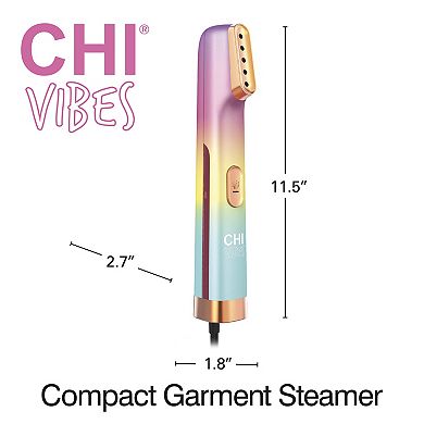 CHI VIBES Compact Garment Steamer with Travel Bag