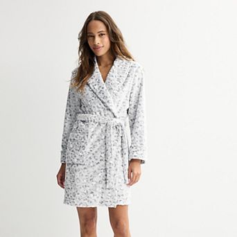 Women's Sonoma Goods For Life® Short Plush Wrap Robe