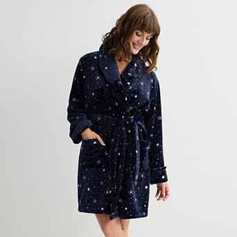 Women's Sonoma Goods For Life® Short Plush Wrap Robe