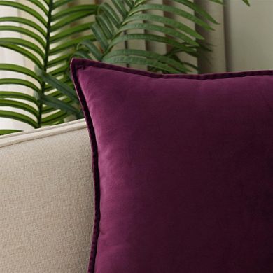 Spring Velvet Decorative Throw Pillow Covers, Set of 2