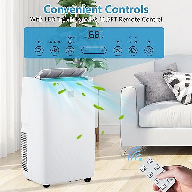 Portable AC Unit 14000BTU for Room, Home & Apartment, 3-in-1 Air Conditioner