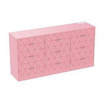 Large Dresser for Bedroom with Power Outlet, 9 Drawers Dresser