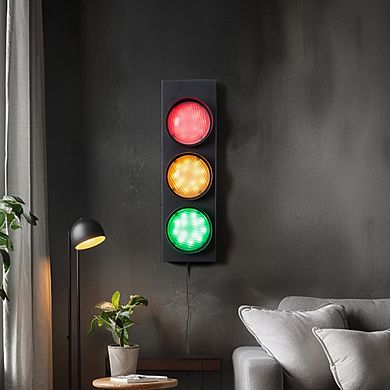 Modern Traffic Light Wall Lamp with Remote
