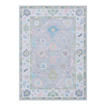 Washable Low Pile Area Rugs for Living Room, Soft Carpet for Bedroom, Non Slip Backing,6X9 FT