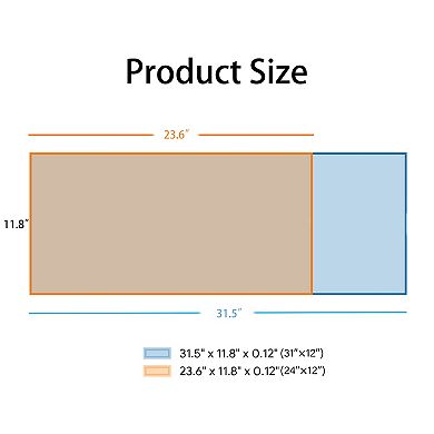 Extended Gaming Mouse Pad Large Desk Mat with Graphic for Keyboard Laptop and PC