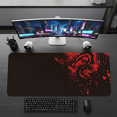 Extended Gaming Mouse Pad Large Desk Mat with Graphic for Keyboard Laptop and PC