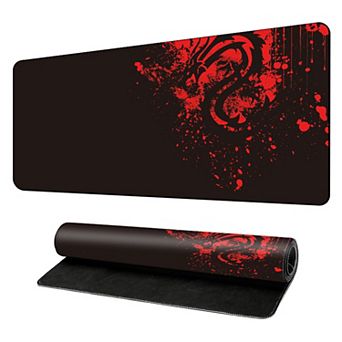 Extended Gaming Mouse Pad Large Desk Mat with Graphic for Keyboard Laptop and PC