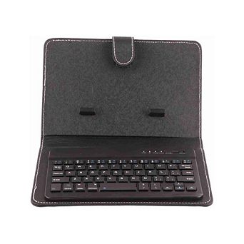 Wireless Bluetooth Keyboard with Leather Case Stand