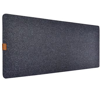 Large Felt Desk Mat Extended Mouse Pad with Dotted Backing Protective Surface