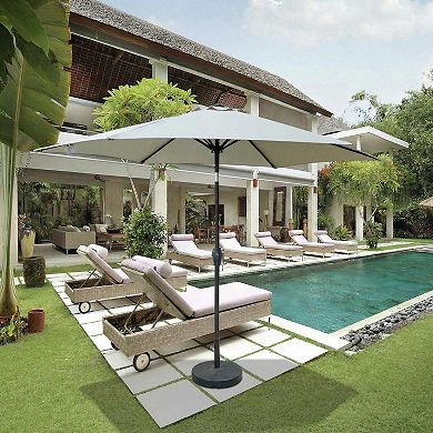 9 Ft Patio Umbrella With Vented Canopy